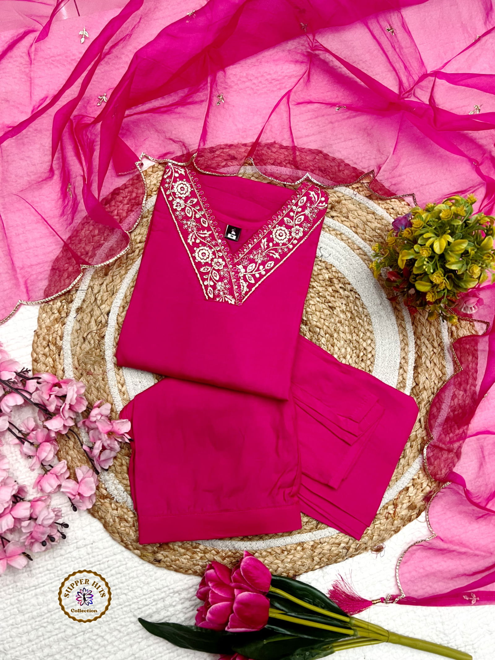 KF 5109 Kalaai Viscose Chanderi Kurti With Bottom Dupatta Orders In India